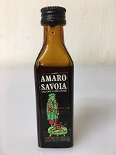 Mignon Miniature Cinzano Amaro Savoia Liquore Elisir D'Erbe 3cl 38,5% Vol A.