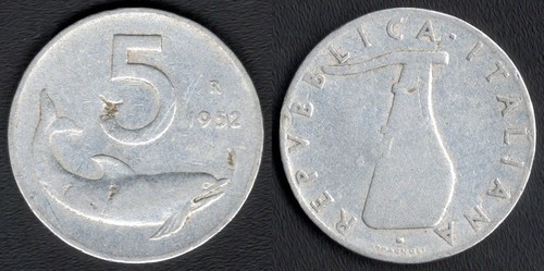 Italia lire 1952 - italia,