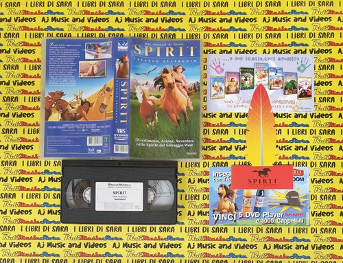 Vhs film spirit cavallo - vhs,