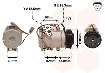 Compressore aria condizionata - compressore,