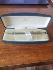 Penna a sfera argentata Cross Century Classic ricaricabile nuova