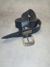 Ceinture Vintage Cuir Noir