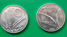 ERRORE DI CONIO-ITALIA - su 2 Monete da LIRE 10 del 1996 con CERCHIO nel D/ e R/