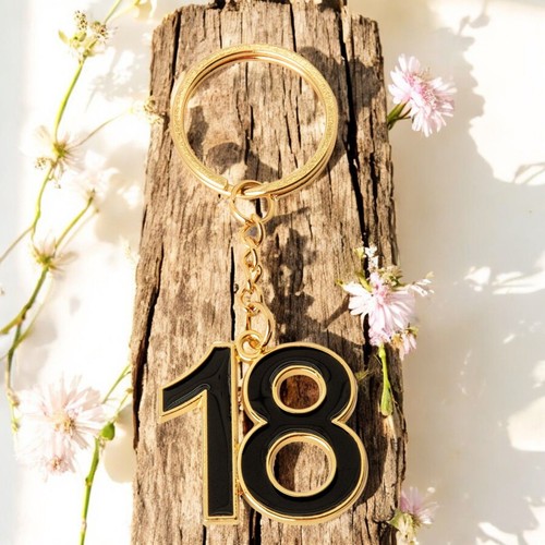 Portachiavi numero - numero, 18