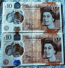 BANK Of ENGLAND  GREAT BRITAIN 10£ POUNDS 2016 POLYMER, 10 STERLINE QUEEN E.II
