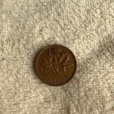 Canadian 1964 One Cent Coin