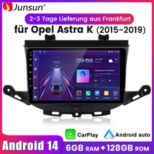 Per Opel Astra K 2015-2019 Android 14 6+128GB Carplay Autoradio GPS Navi WIFI BT