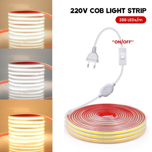Striscia led cob 230 - 230, on/off