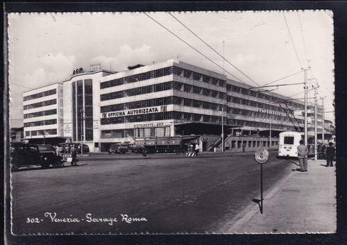 Cartolina venezia garage roma - cartolina,