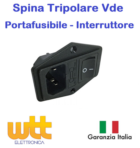Spina tripolare pannello - spina,