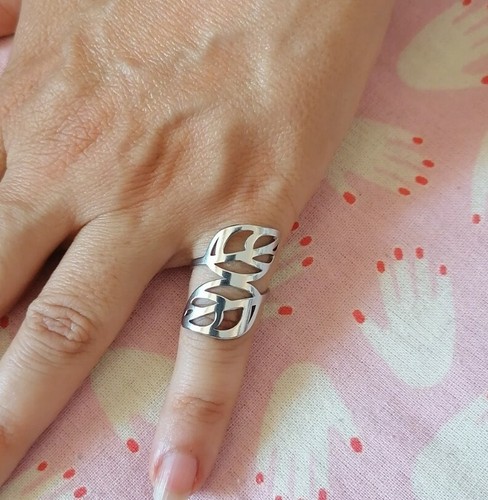 Anello fascia donna acciaio
