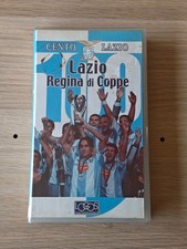 LAZIO REGINA DI COPPE - VHS CENTO LAZIO LOGOS TV NUOVA SIGILLATA * RARA *