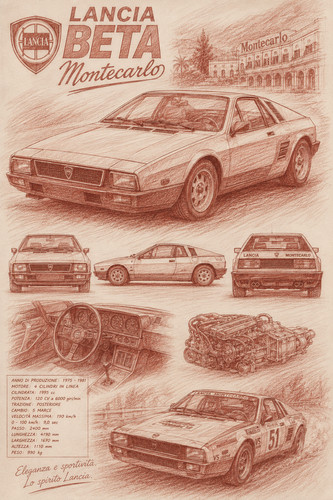 Poster lancia beta copy - lancia,