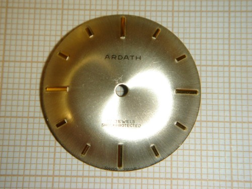 Cadran argenté vintage neuf - argentÉ,