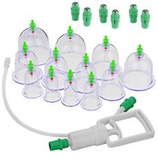 Set 12 Coppette Massaggio Terapia Tradizionale Cinese  Coppettazione Sottovuoto