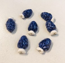 19 Pezziciondoli per creare bijoux in ceramica di Caltagirone pigne charm