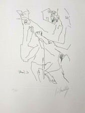 GIUSEPPE CASELLI (1893-1976)  INCISIONE ACQUAFORTE CALCOGRAFIA FIRMA  A MATITA