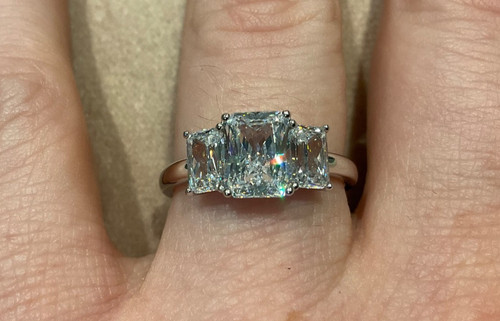 Anello fidanzamento taglio - anello,