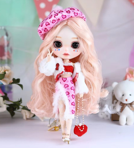 Abito bambola blythe rosa - abito,