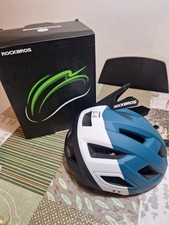 Casco Bici Rockbros Blu/Bianco