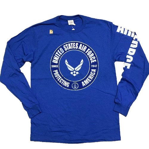 Shirt blu manica lunga us - blu,