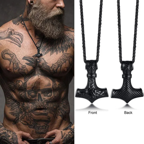 Collana uomo thor martello - thor,