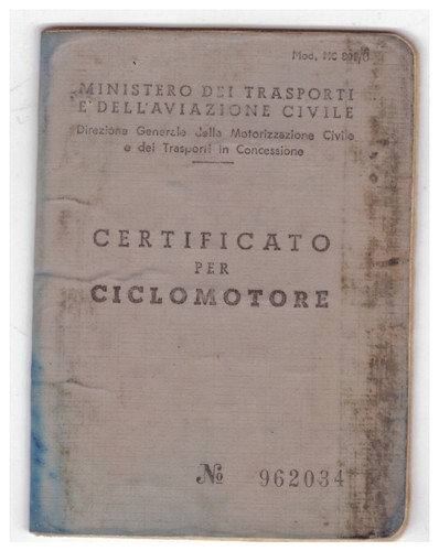 Librettino certificato - librettino,
