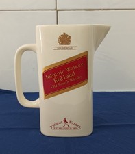 Brocca Vintage Johnnie Walker Red Label Old Scotch Whisky water jug Breweriana
