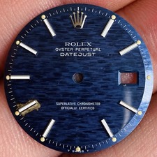 Rolex Pie Pan Blue Dial For