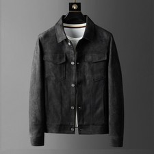 Giacca cappotto uomo ecopelle