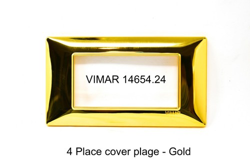 Placca oro lucido vimar - 4m,