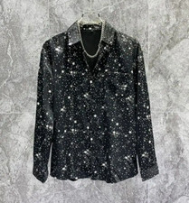 New Men Luxury Stars Sequins