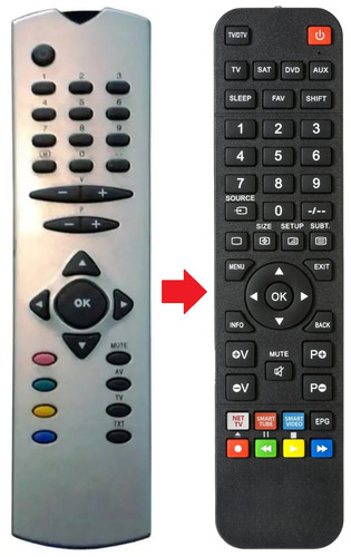 Telecomando adatto per sanyo - adatto,