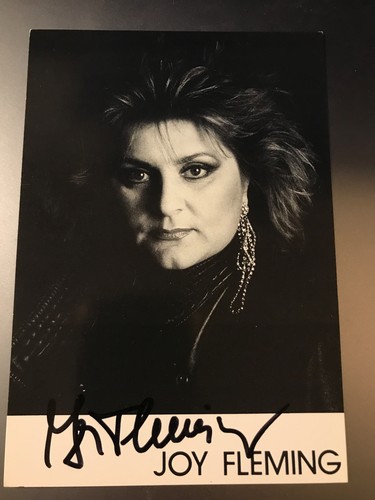 Autografo joy fleming 2017 - autografo,