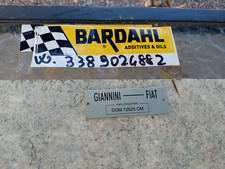 Giannini Fiat - TARGHETTA