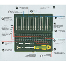 Proxxon 23107 kit 75 inserti