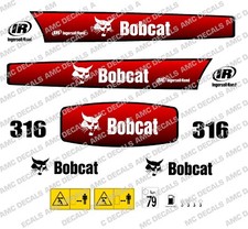 Bobcat 316 Mini Digger Decalcomania Set