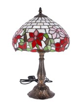 Lampada con vetro Tiffany