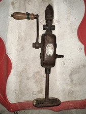 Set Pezzi Antichi, Trapano Manuale, Padella Con Coperchio, Macchina Conserva Etc