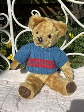 Vecchio pedigree orsacchiotto - Tedby | Ted in mohair inglese antico 13" c1940
