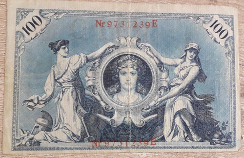 040 antica banconota tedesca - banconota,
