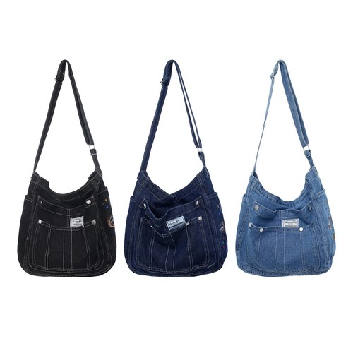 Borsa tracolla denim - borsa, a