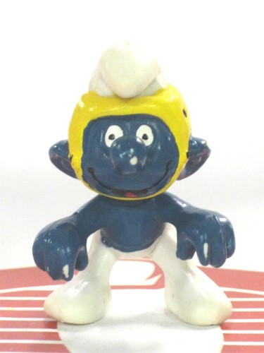 Puffi figurina auto - puffi,