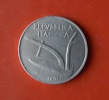 10 LIRE 1981 ERRORE - LETTERE