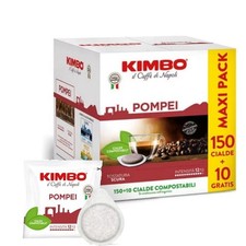 300 + 20 Cialde Kimbo Pompei Compostabili ESE Maxi Pack  filtro carta 7.3 g.