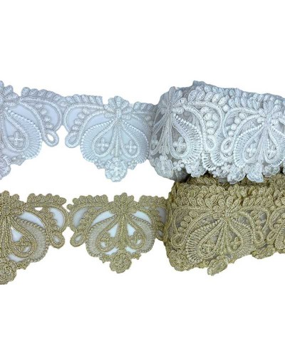 Passamaneria pizzo tulle - cm,