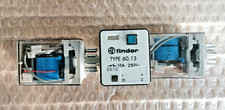 BLOCCO DI NR. 6 RELE' UNDECAL FINDER 60.13.9.024.0040 24VDC 3 CONTATTI 10A 250V