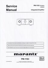 Manuale di servizio - Manuale di servizio per Marantz PM-11 S3 