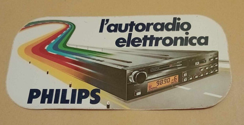 Adesivo philips autoradio - adesivo,