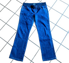 PREMAMAN PANTALONI JEANS PREMAMAN USATI 2 VOLTE COLORE BLUE IN COTONE TG.L
